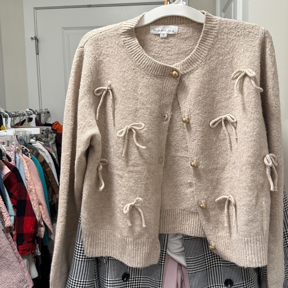 Bow Cardigan - Picture 3 of 5